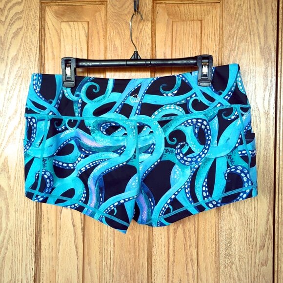 Feed Me Fight Me FMFM Inked Up 3" shorts XL pockets tentacles kraken octopus - Picture 3 of 4